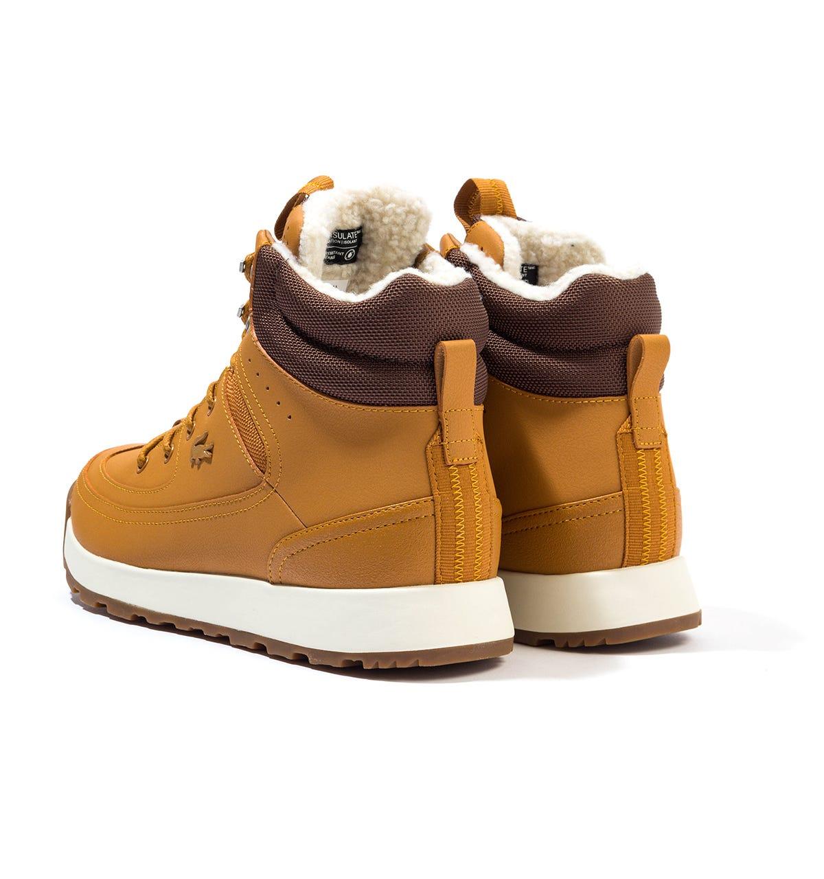 Lacoste Urban Breaker Leather Boots in Brown for Men | Lyst