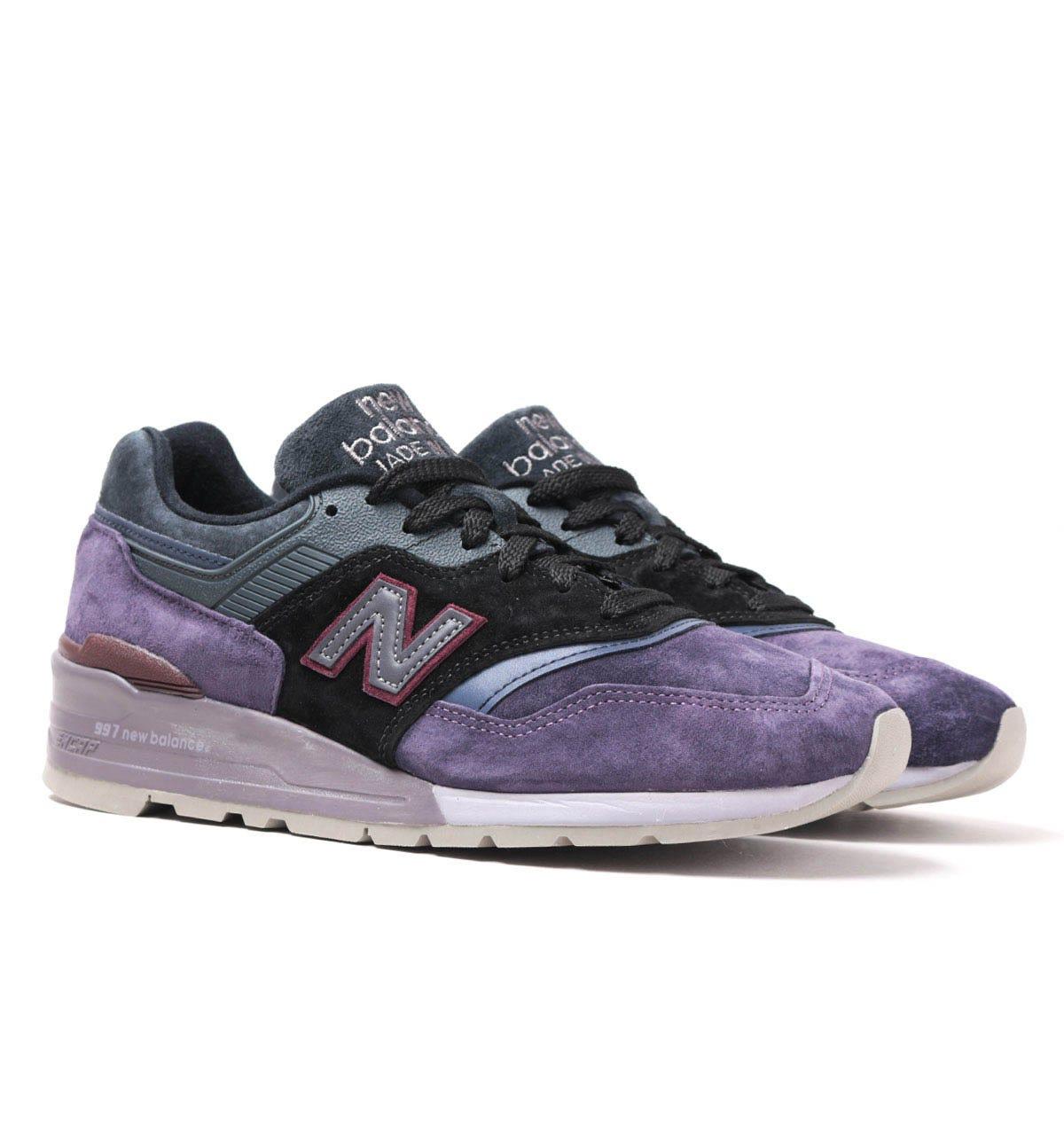 New Balance M997 Made In Usa Purple & Black Suede Trainers for Men - Lyst