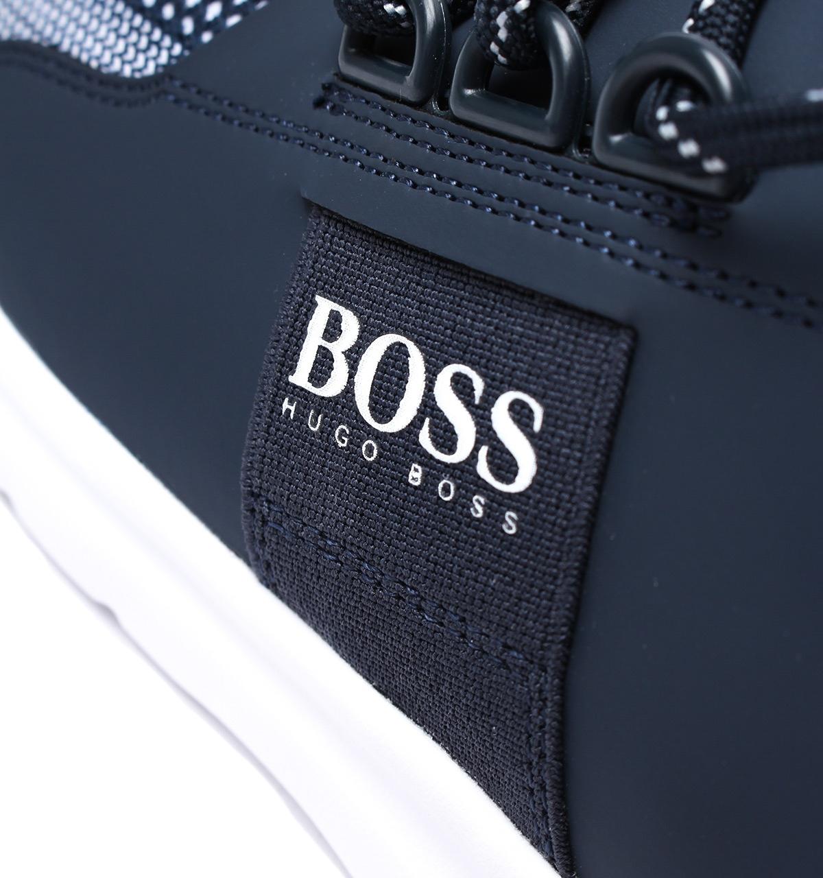 Hugo boss extreme runner knit trainers shop