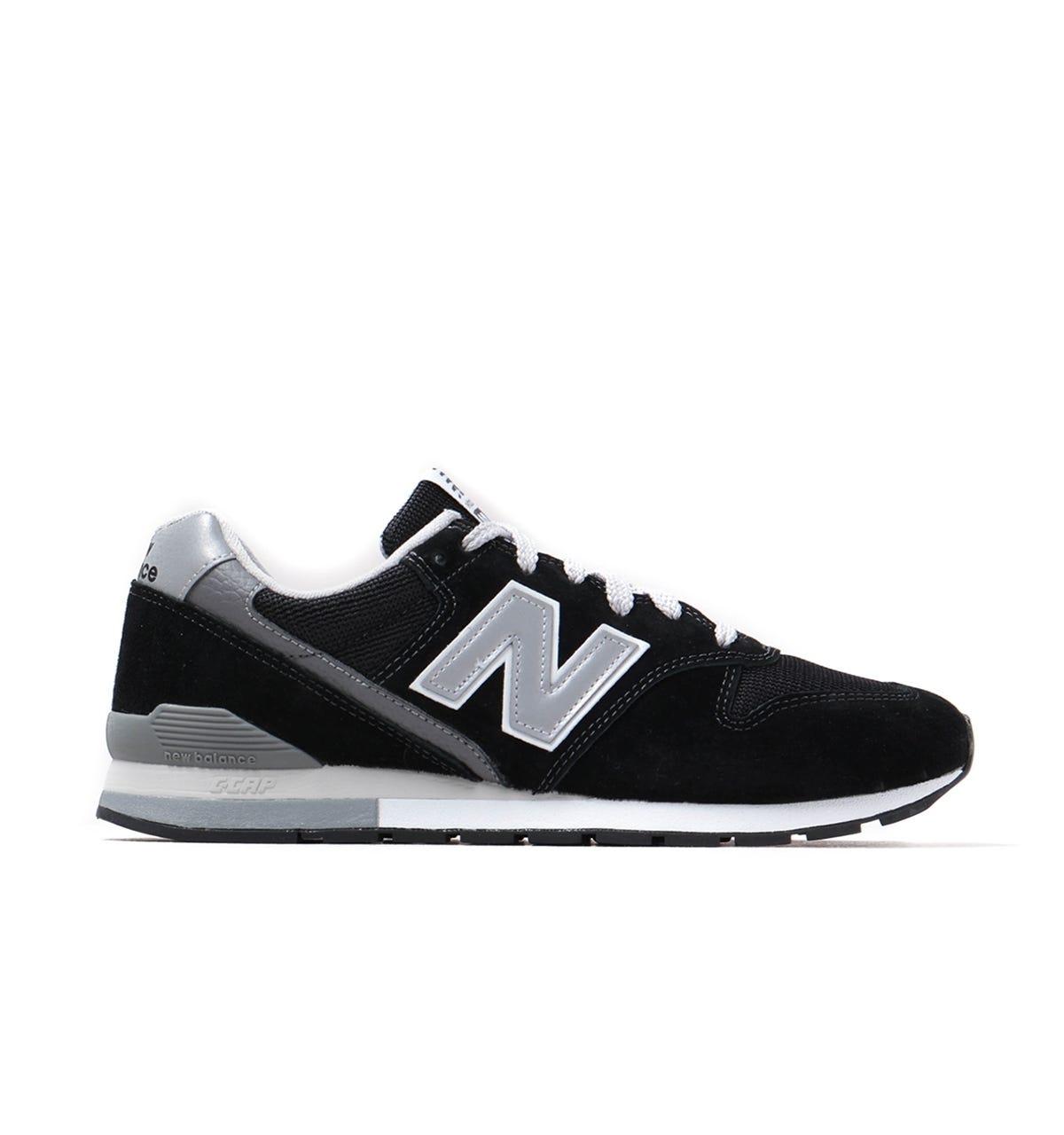 new balance black 996 trainers