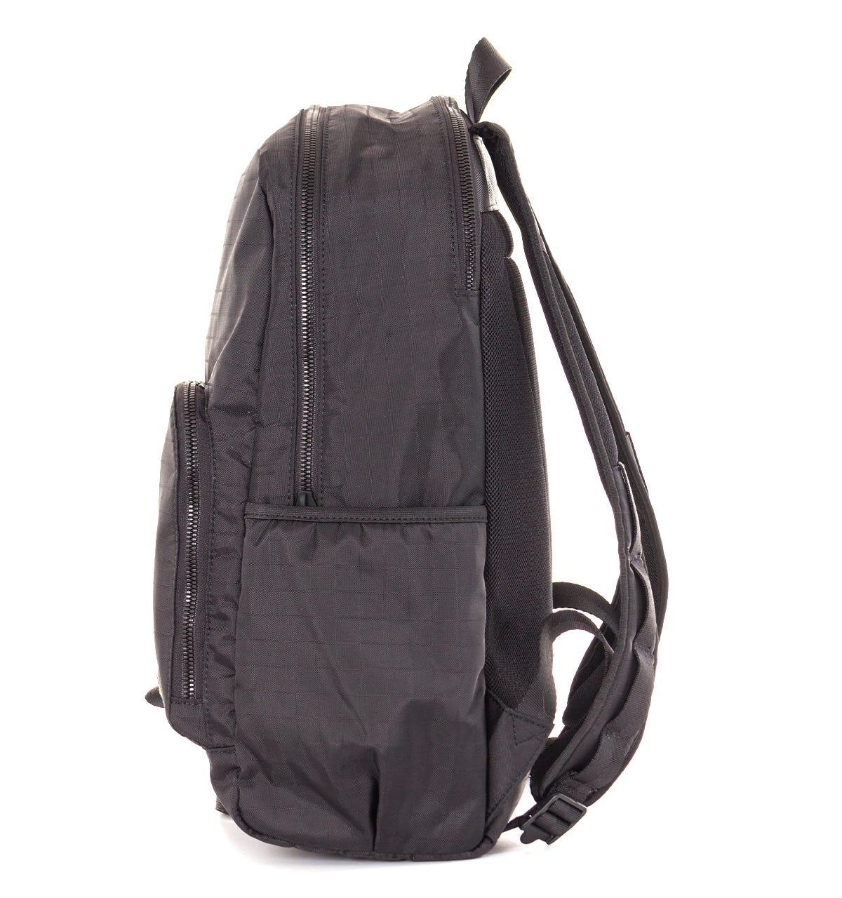 afends denim backpack