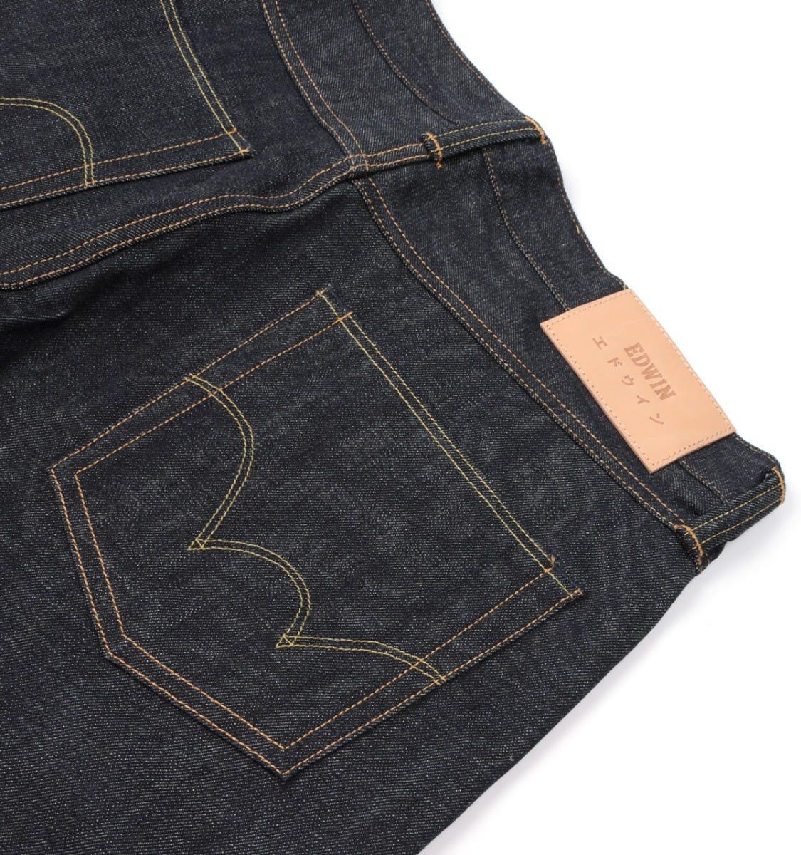Edwin Ed-55 Red Listed Selvage Denim Unwashed Regular Tapered Jeans in Blue  for Men | Lyst