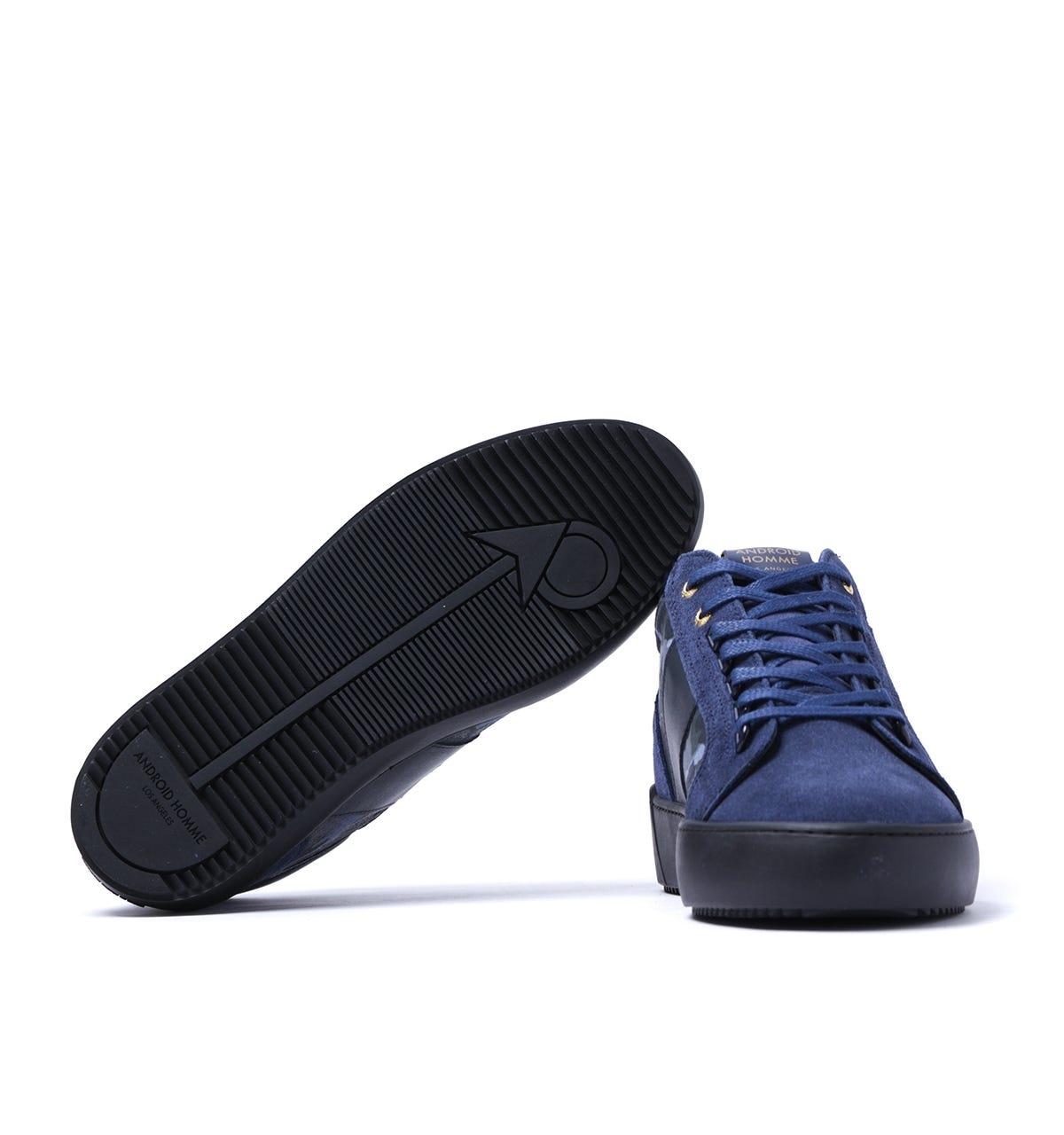 android homme navy trainers