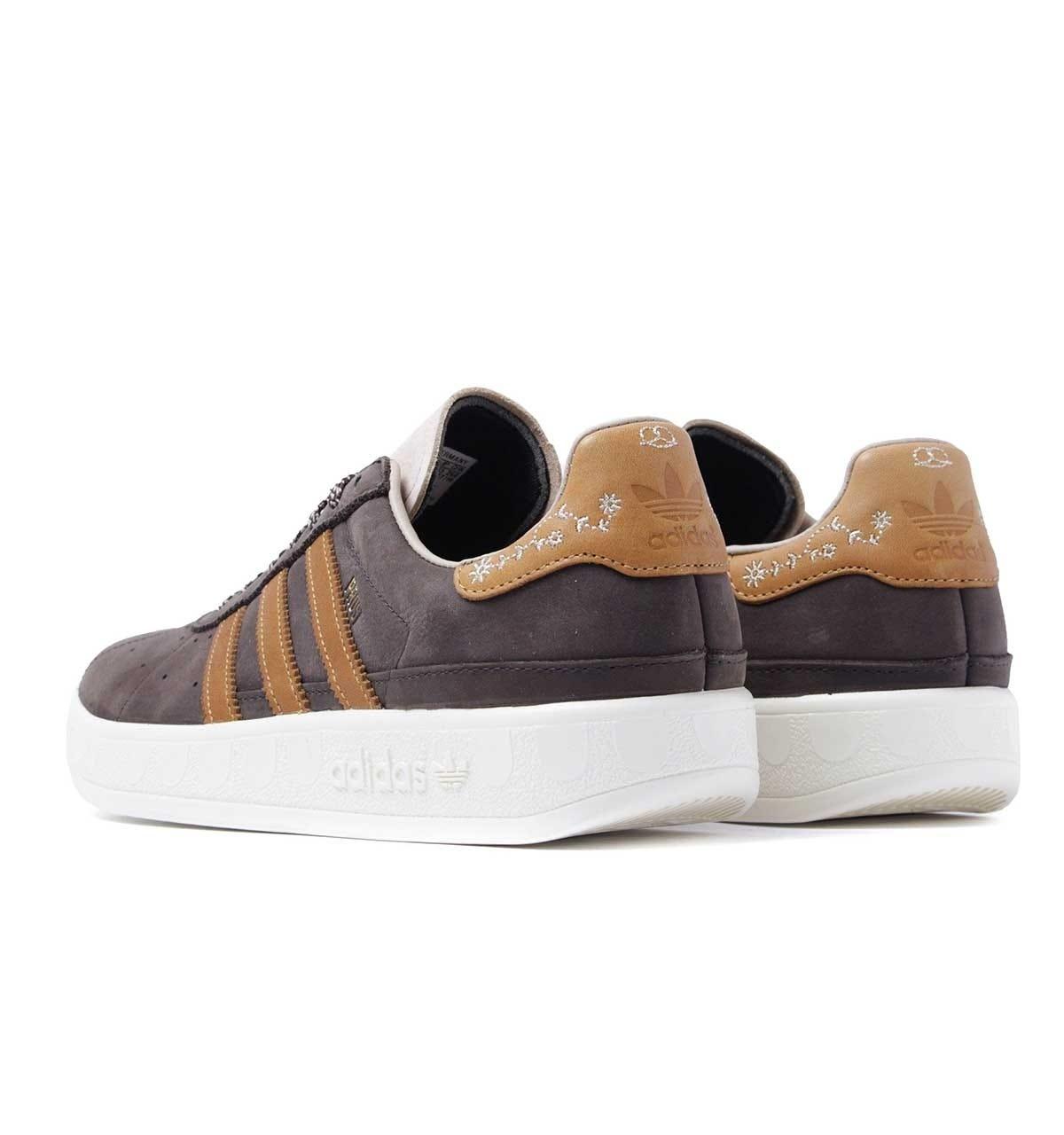 adidas Originals Munchen Made In Germany Night Brown Leather Trainers for  Men | Lyst