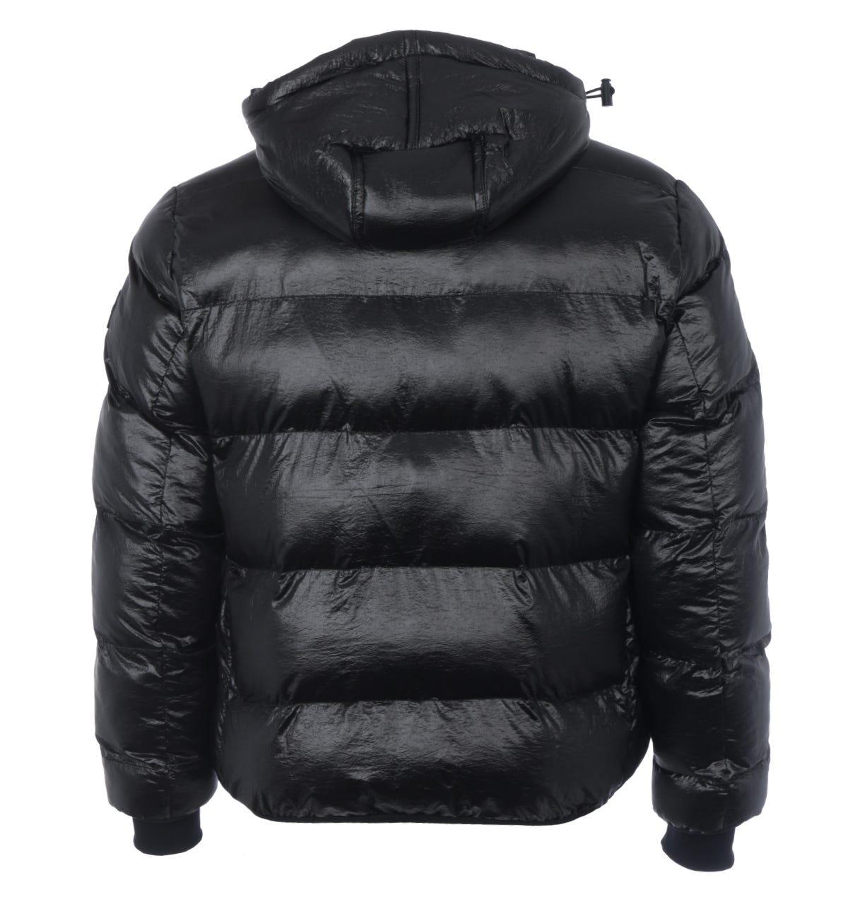 Synthetic Removable Hood Puffer Jacket 
