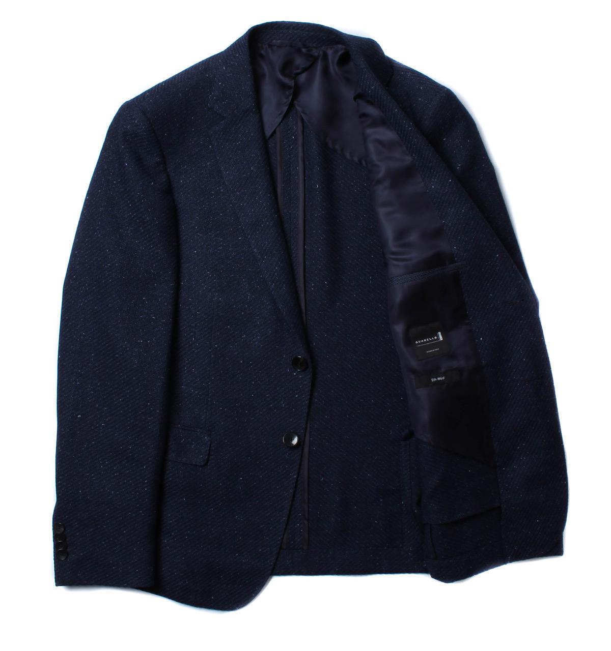 BOSS by Hugo Boss Nobis 4 Navy Woven Wool Tailored Fit Jacket in Blue for  Men - Lyst