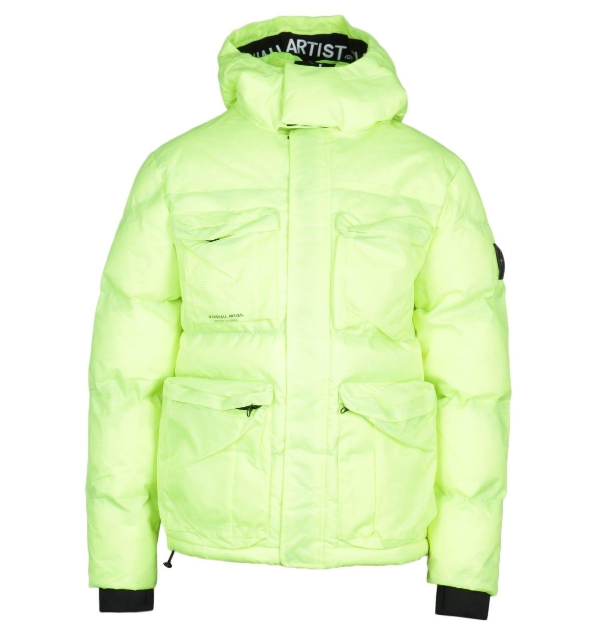 yellow padded jacket mens