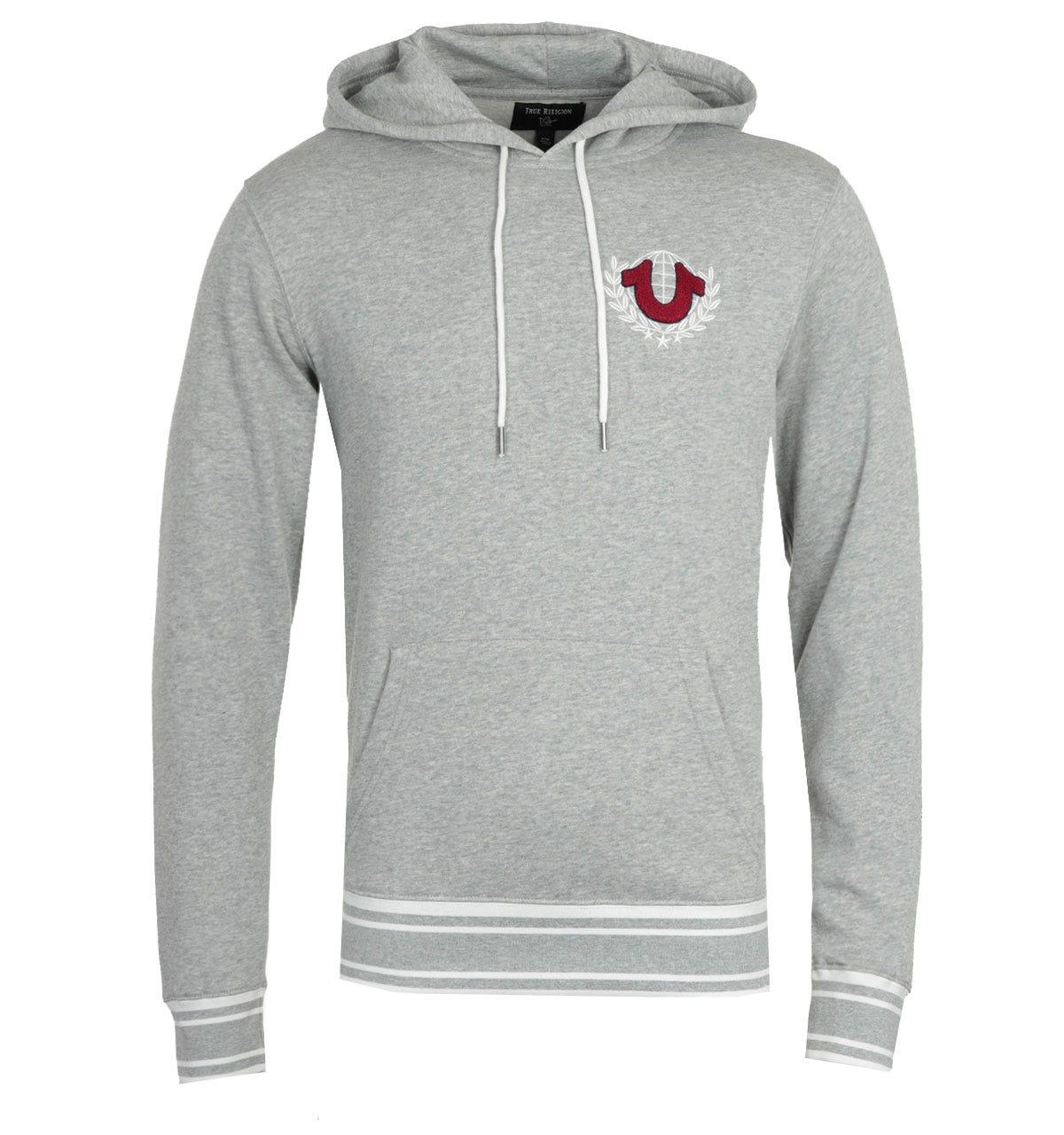 Logo Crest Hooded Sweatshirt 