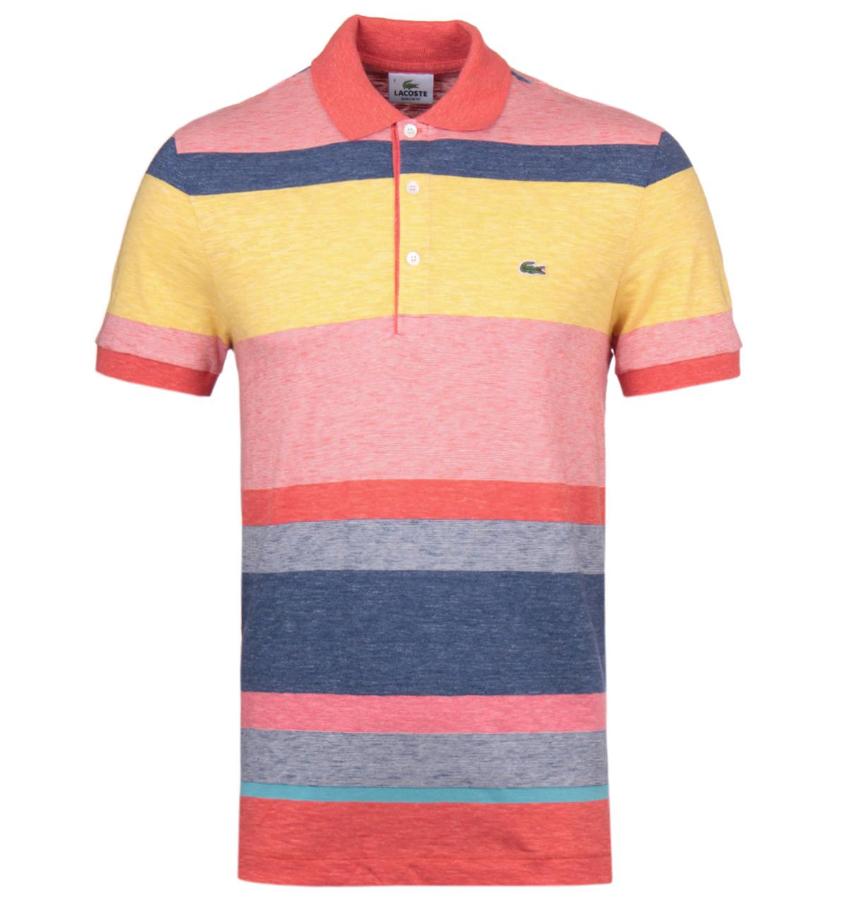 yellow and red polo shirt