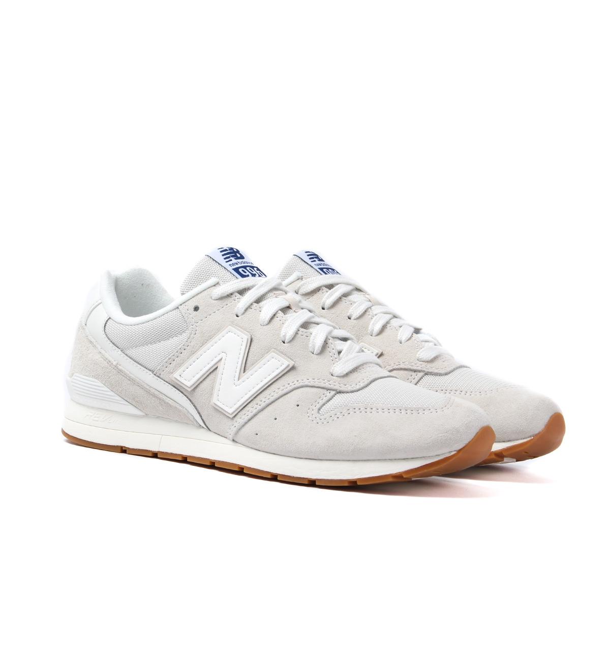 New Balance 996 Sea Salt Suede Trainers in White for Men - Lyst