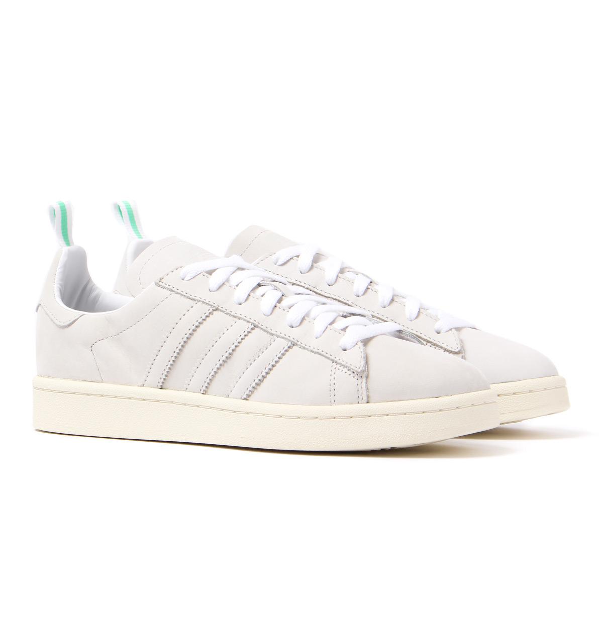 adidas white suede trainers