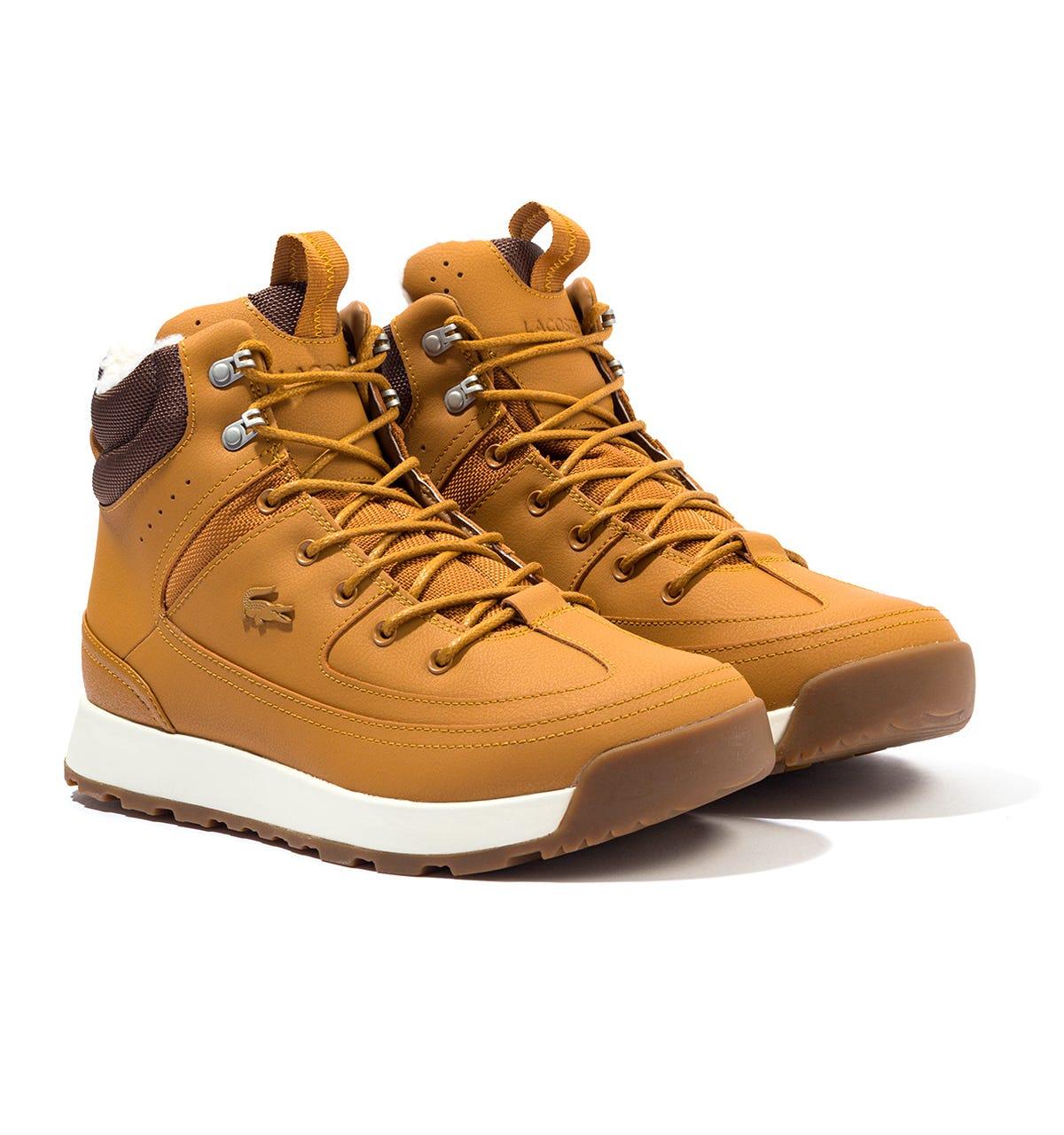 Lacoste Urban Breaker Leather Boots in Brown for Men | Lyst