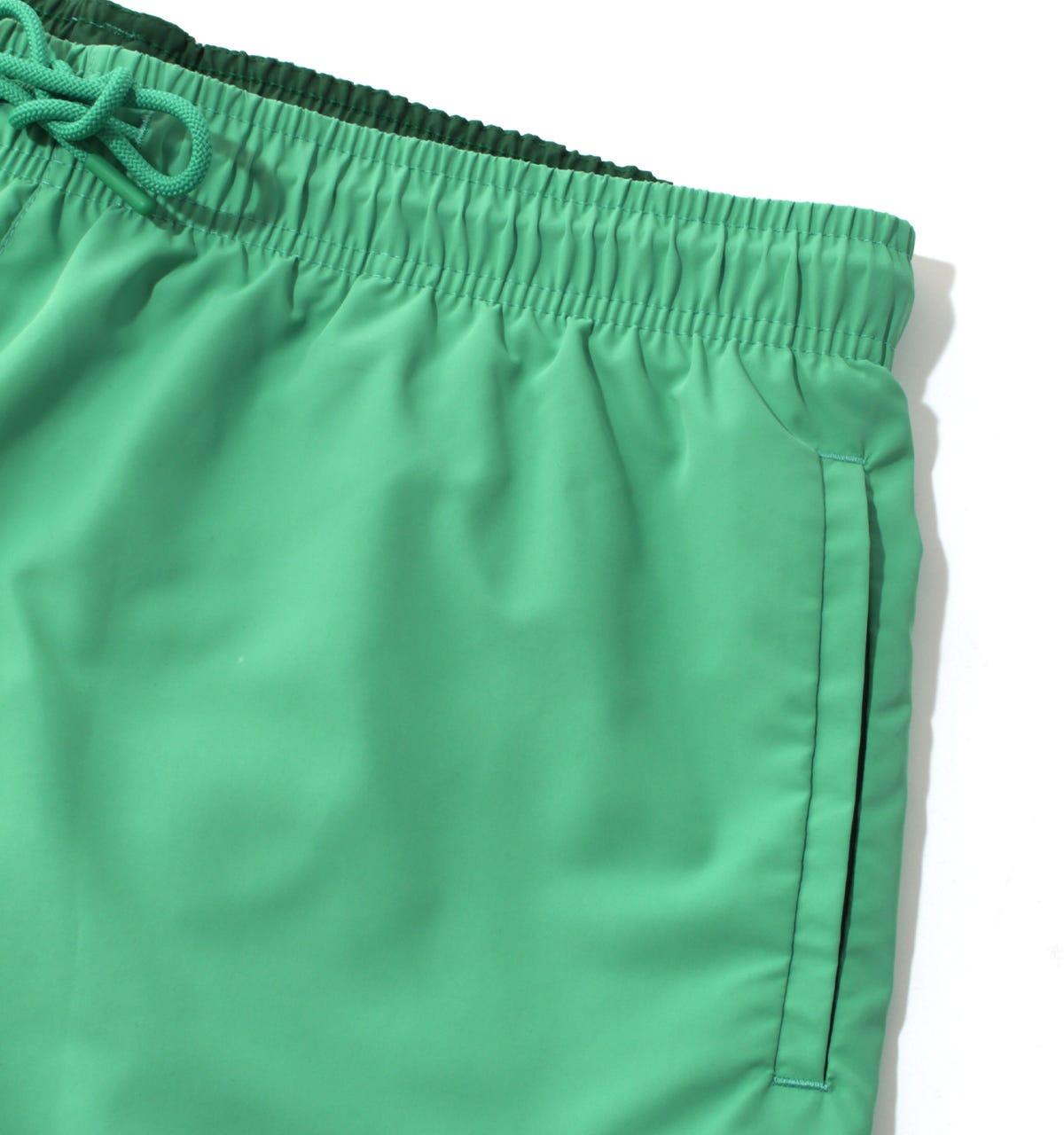Lacoste Quick Dry Swim Shorts in Green for Men | Lyst