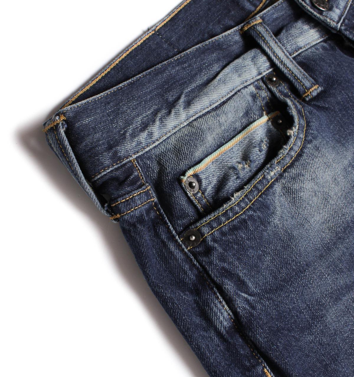 Edwin Denim Ed-75 Mid Rise Indigo Rainbow Selvage Tapered Jeans in Blue for  Men | Lyst
