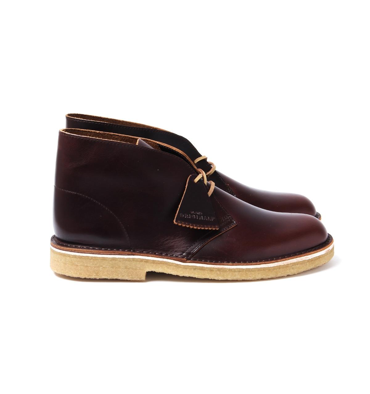 clarks chestnut leather desert boots