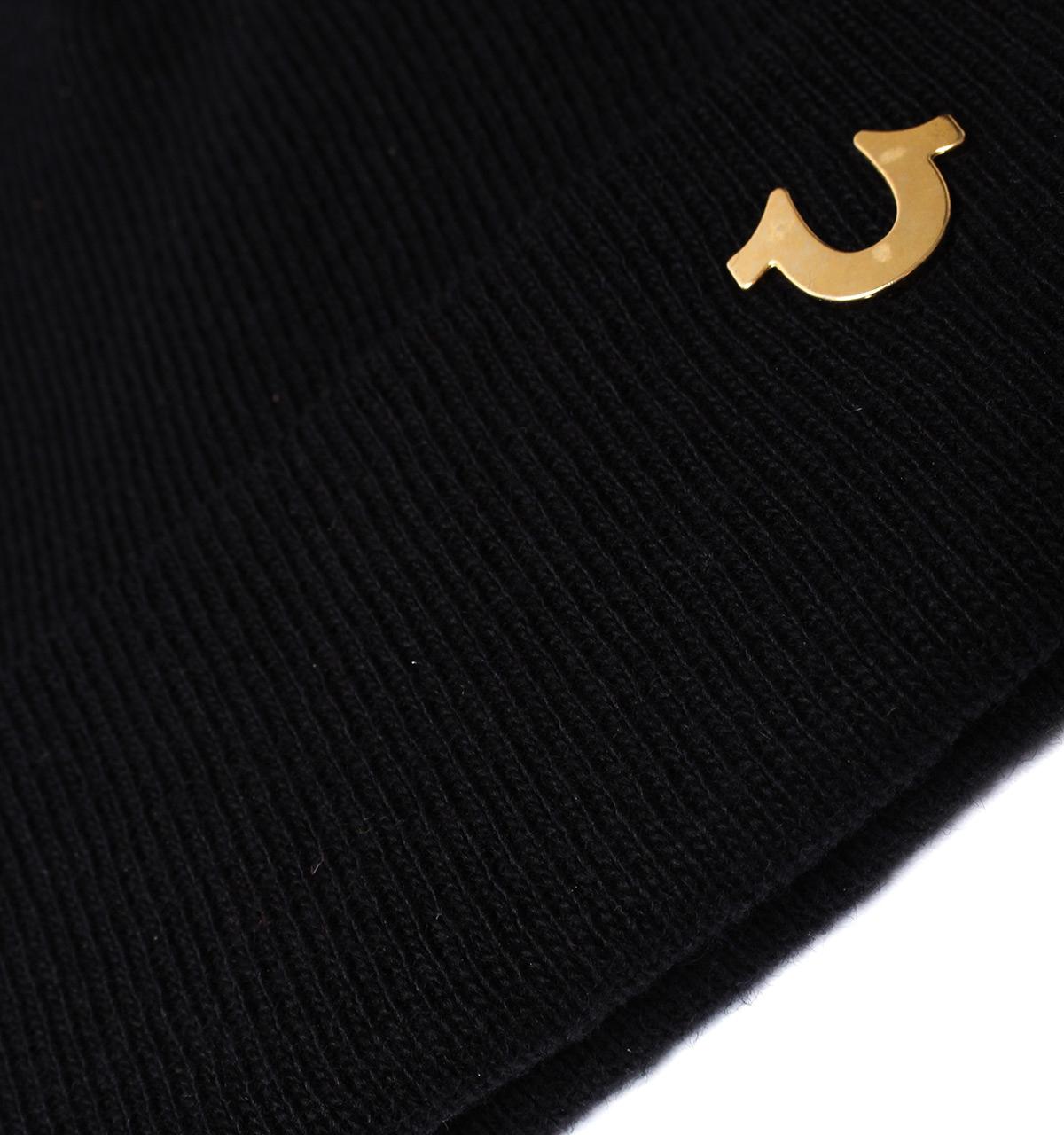 Denim Black \u0026 Gold Gold Beanie for Men 