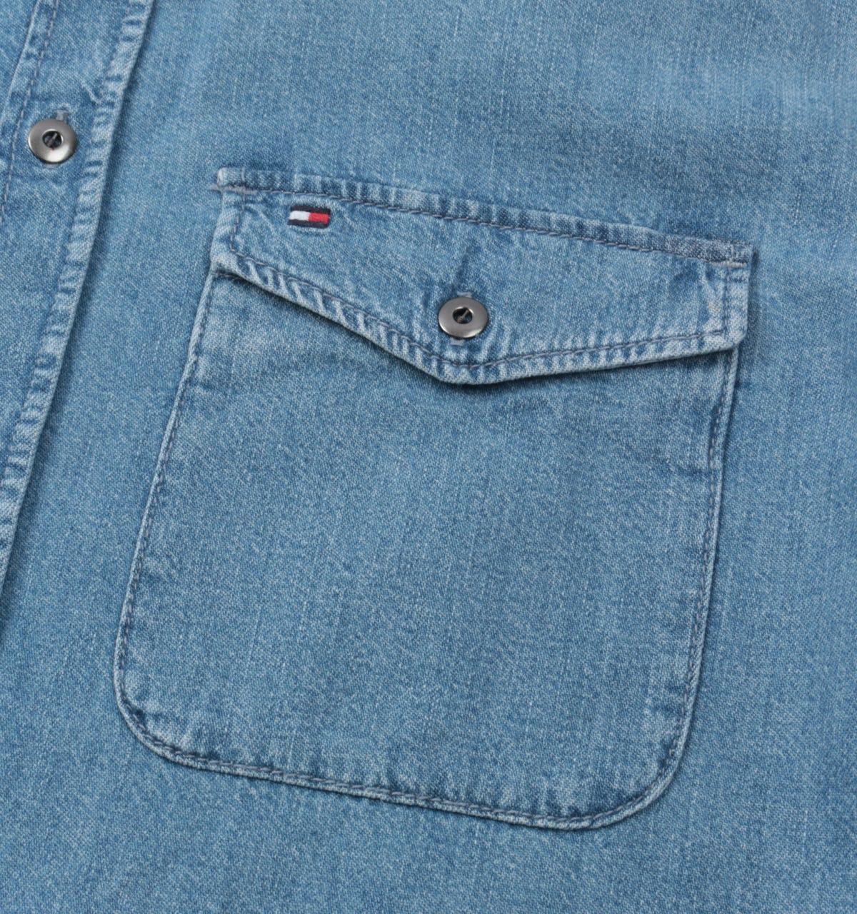 Tommy Hilfiger Denim Long Sleeve Shirt in Blue for Men - Save 3% | Lyst