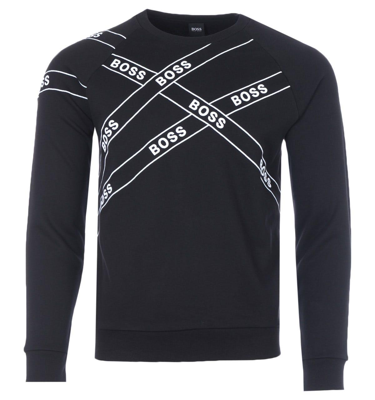 hugo boss tape sweatshirt