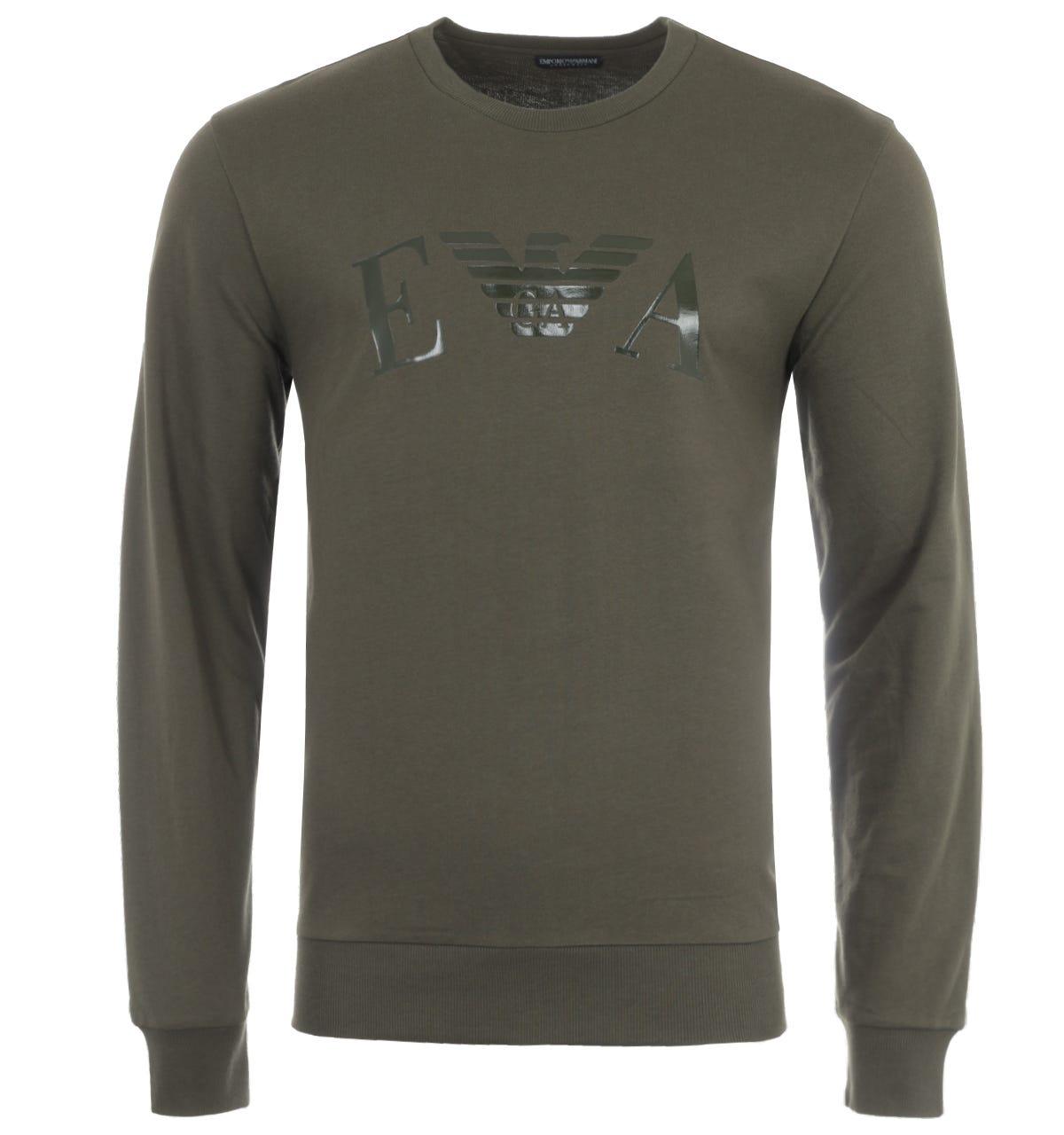 Armani green sweatshirt Clearance