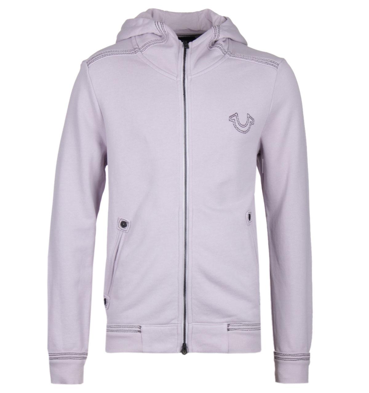 purple true religion hoodie