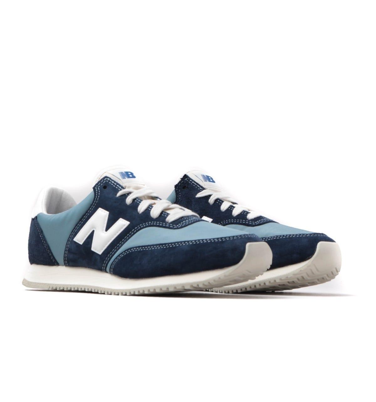 new balance blue suede