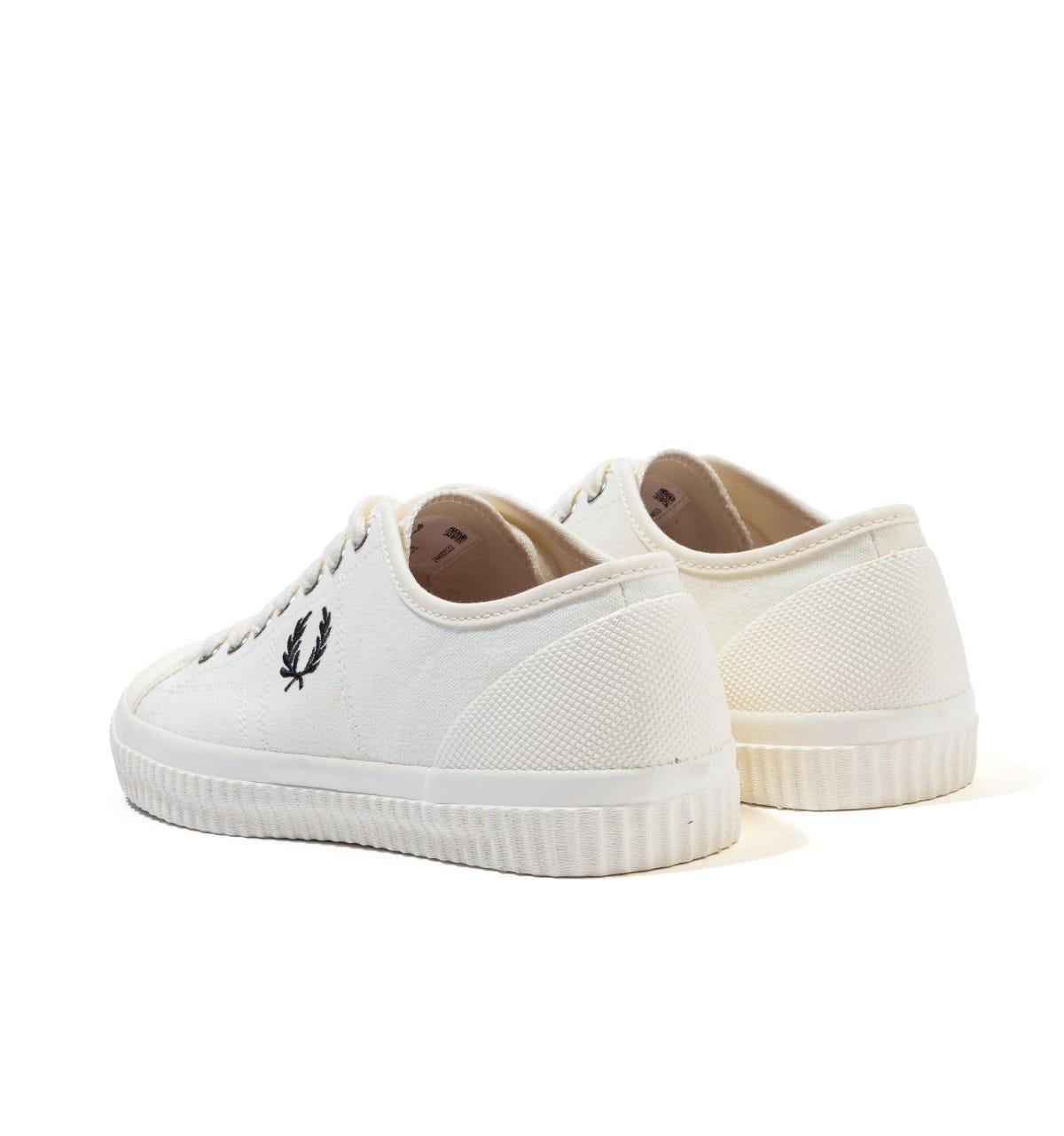 Fred Perry Hughes Low Canvas Trainers in Natural for Men | Lyst