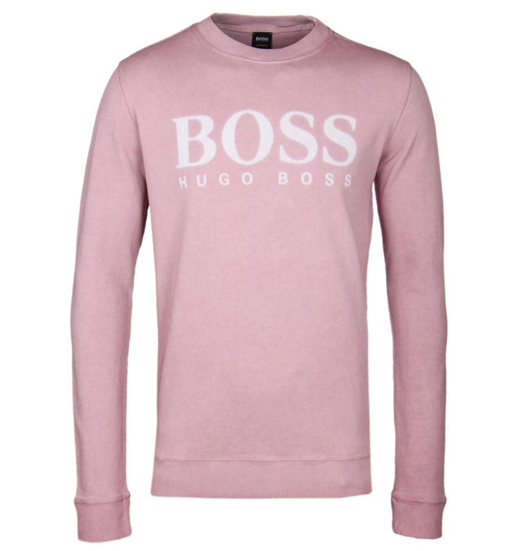 hugo boss sweatshirt pink