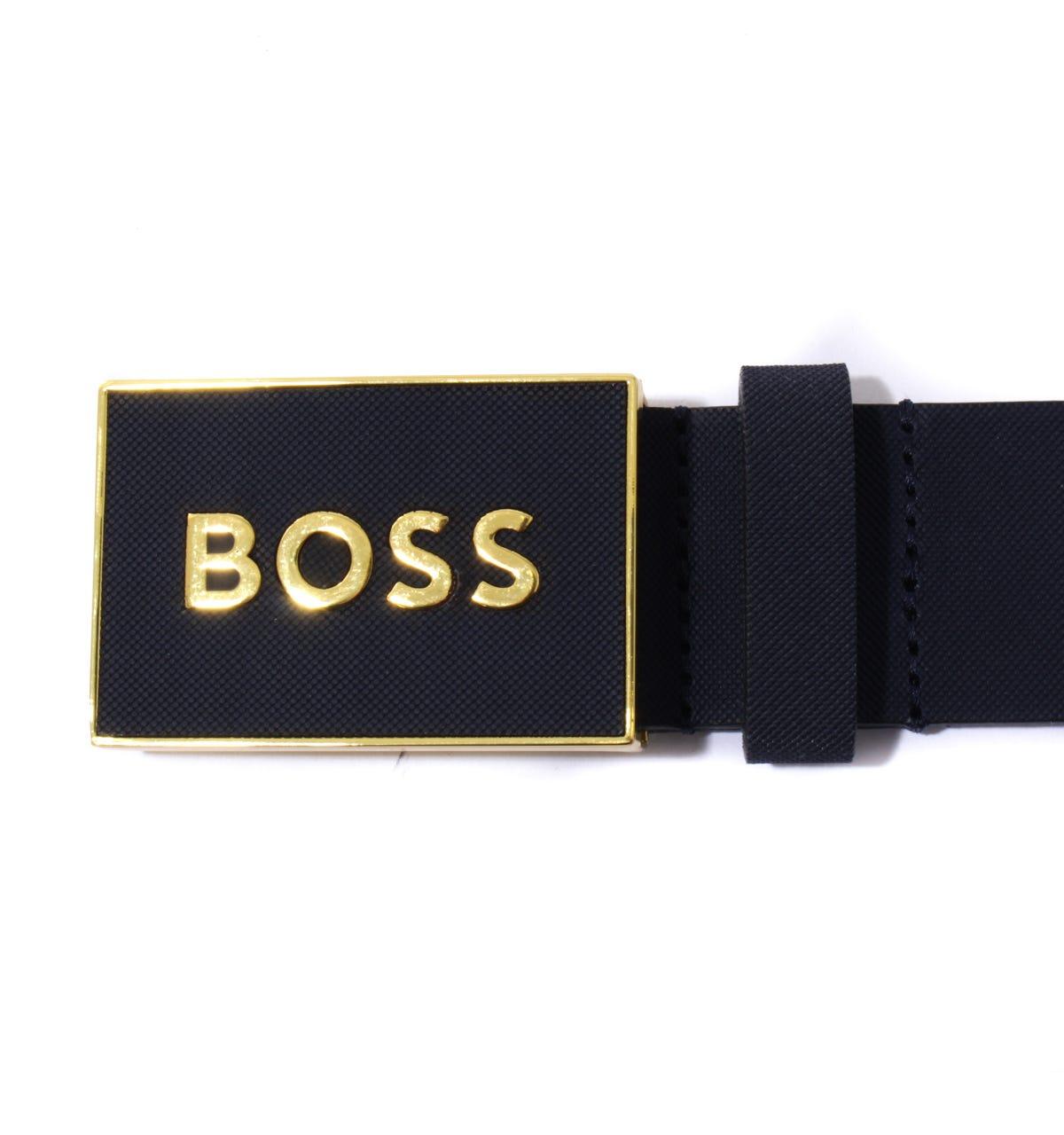 hugo boss belt gold buckle
