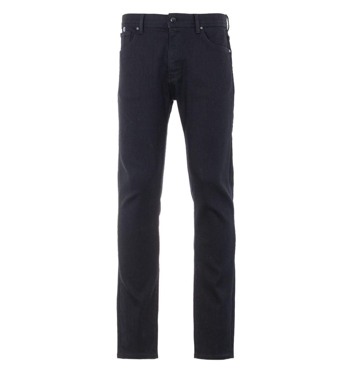 BOSS by HUGO BOSS X Porsche Italian Denim Tapered Fit Jeans in Black