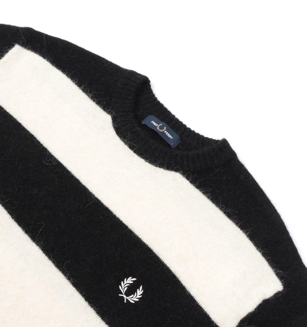 Bold Stripe Alpaca Blend Sweater 