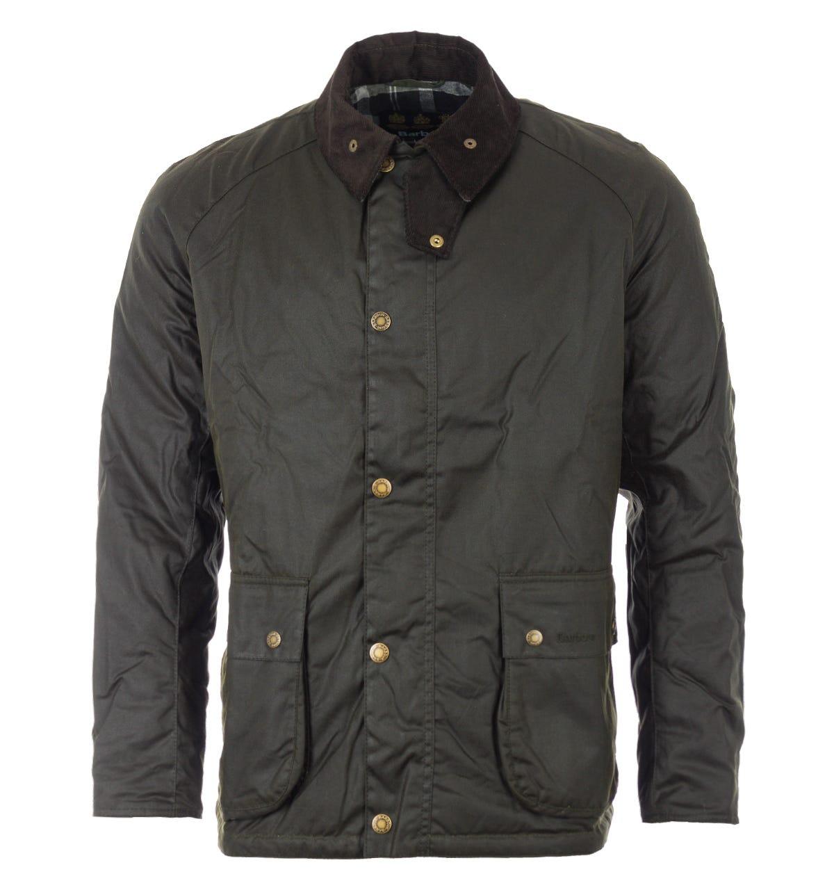 Barbour Horto Waxed Cotton Jacket in Green for Men | Lyst