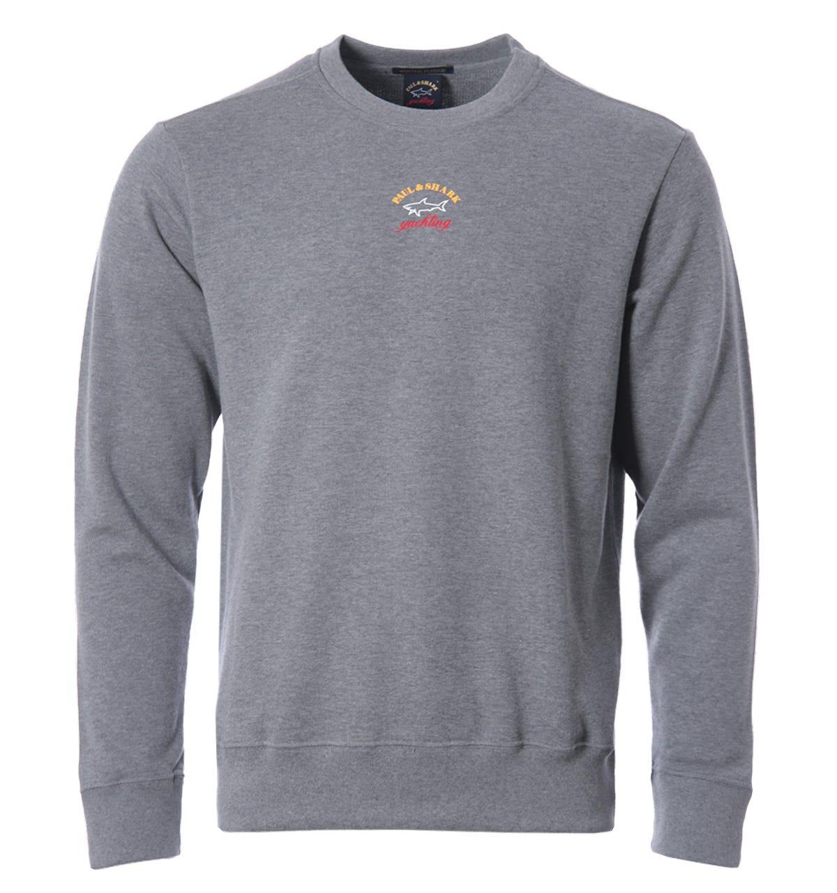 Paul \u0026 Shark Logo Organic Cotton Crew 