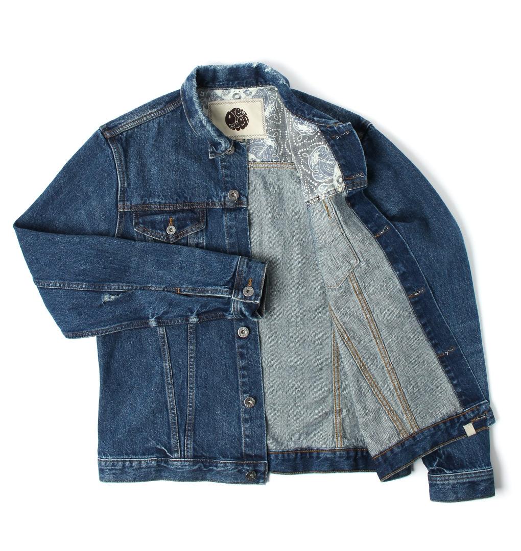 pretty green denim jacket