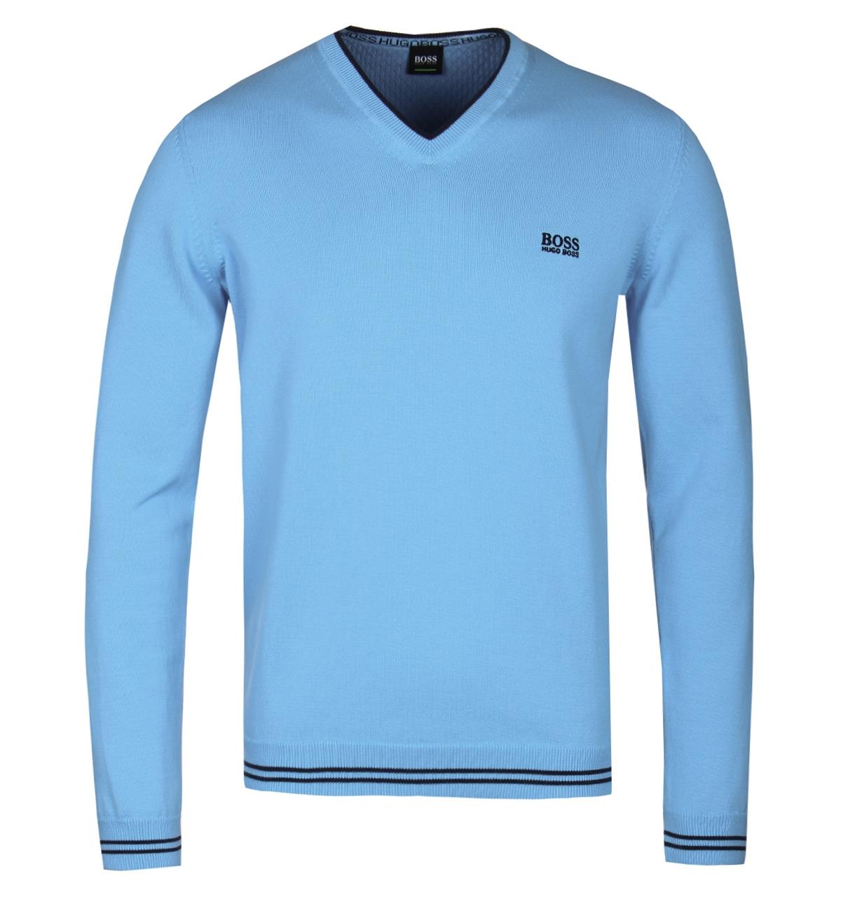 sky blue mens jumper
