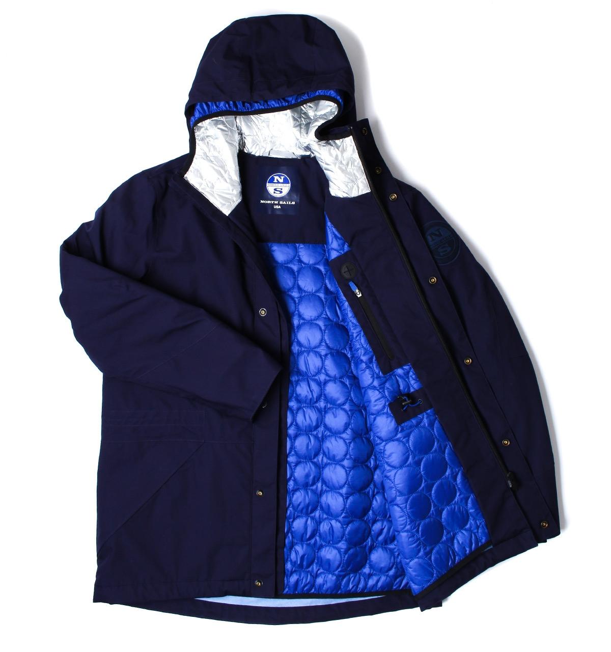Lyst - North Sails Navy Kelleys Waterproofed Parka in Blue for Men
