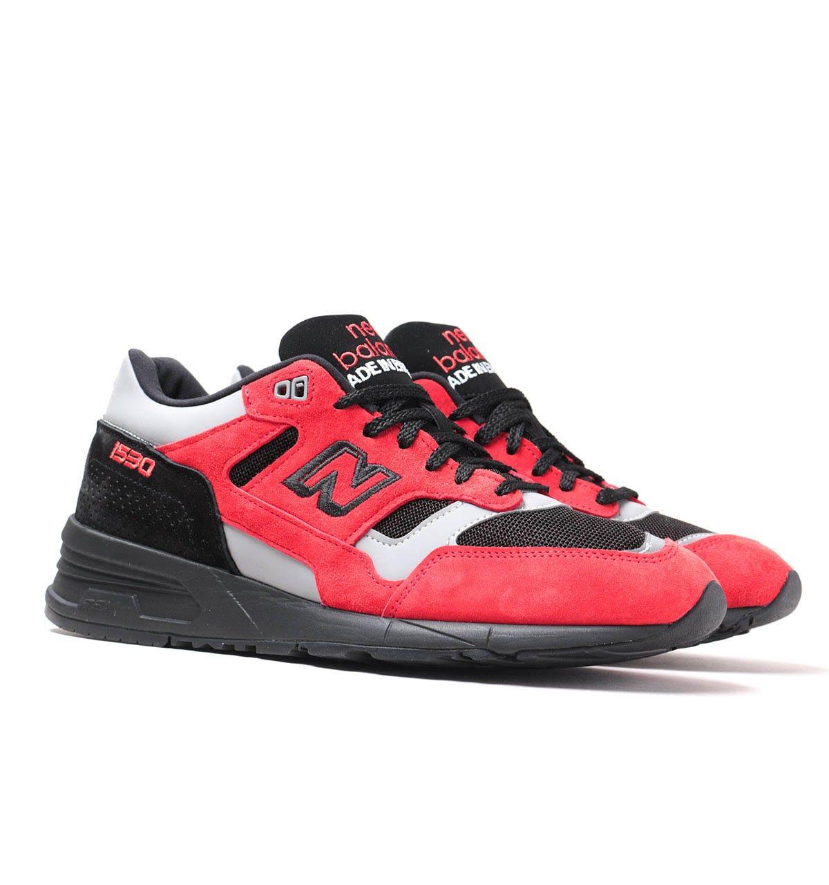 New Balance 1530 Made In England Red, Black & Grey Suede Trainers for Men |  Lyst