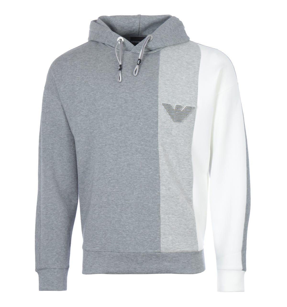 emporio armani block colour sweatshirt