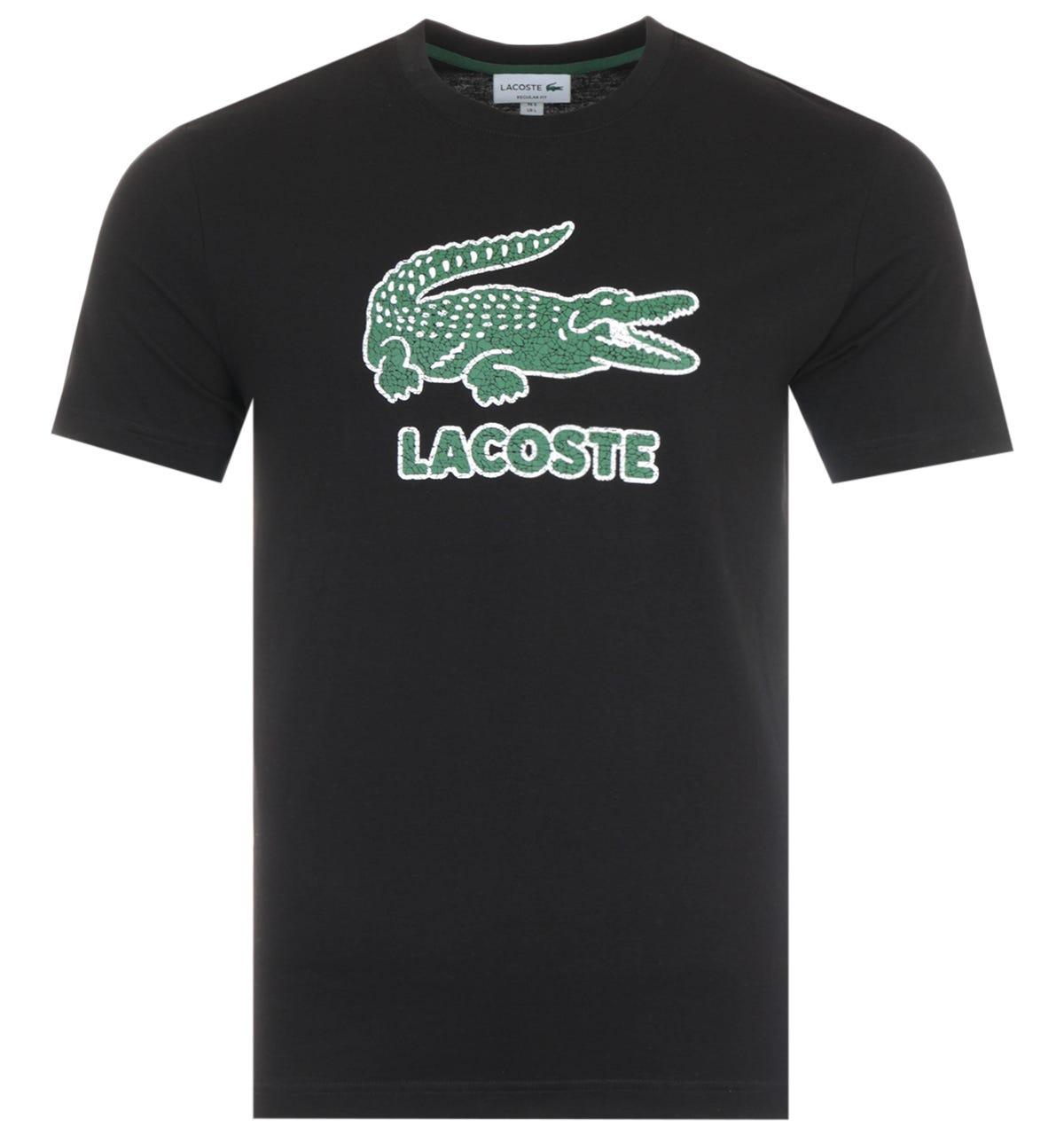 Lacoste Cotton Big Crocodile Logo T 