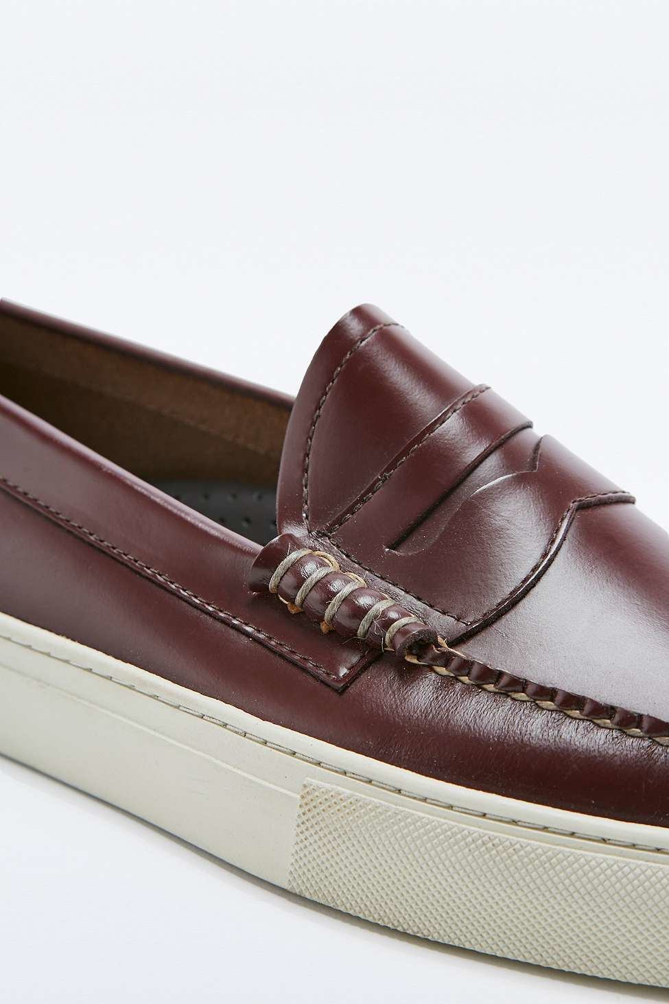 wine penny loafers