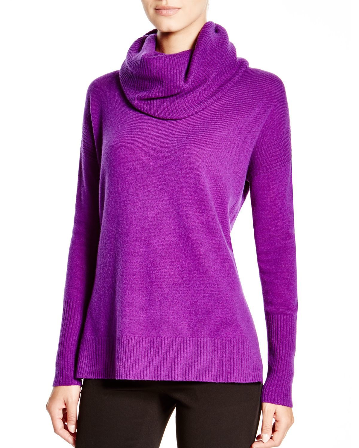 Diane von furstenberg Ahiga Cashmere Turtleneck Sweater in Purple | Lyst