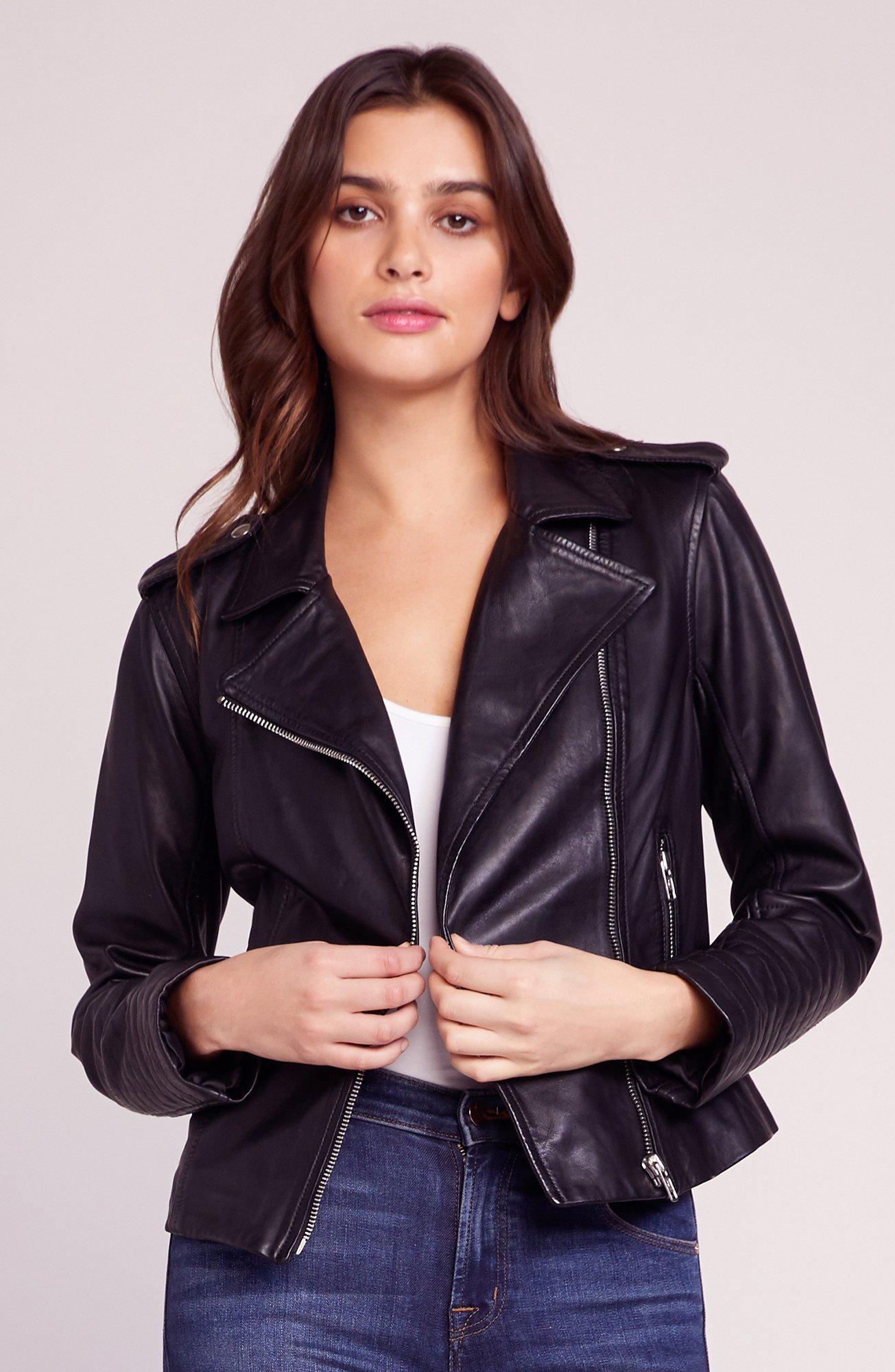 Bb Dakota Lander Jacket / Lyst - Bb Dakota Harper Leather Jacket in ...