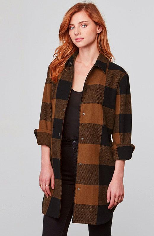 BB Dakota Eldridge Plaid Coat 
