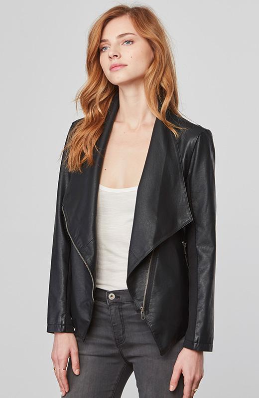 Gabrielle Faux Leather Jacket