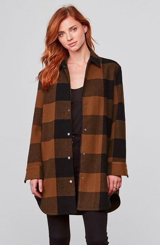 pics Bb Dakota Jacket Plaid eldridge plaid oversized coat