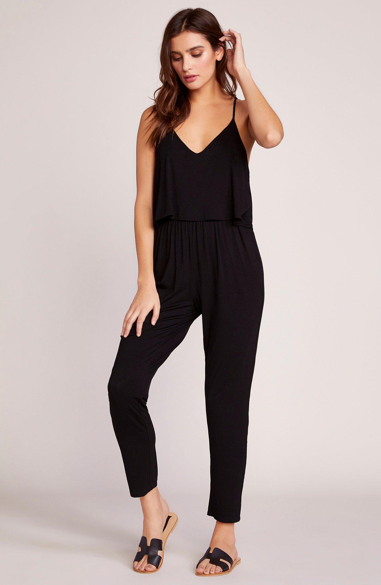 BB Dakota Synthetic One And Done Racerback Jumpsuit in Black - Save 51% ...