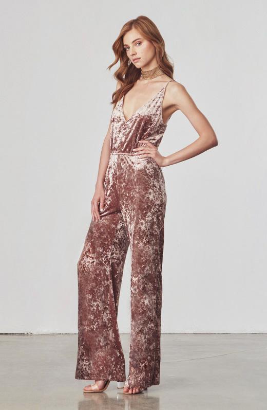 bb dakota velvet jumpsuit