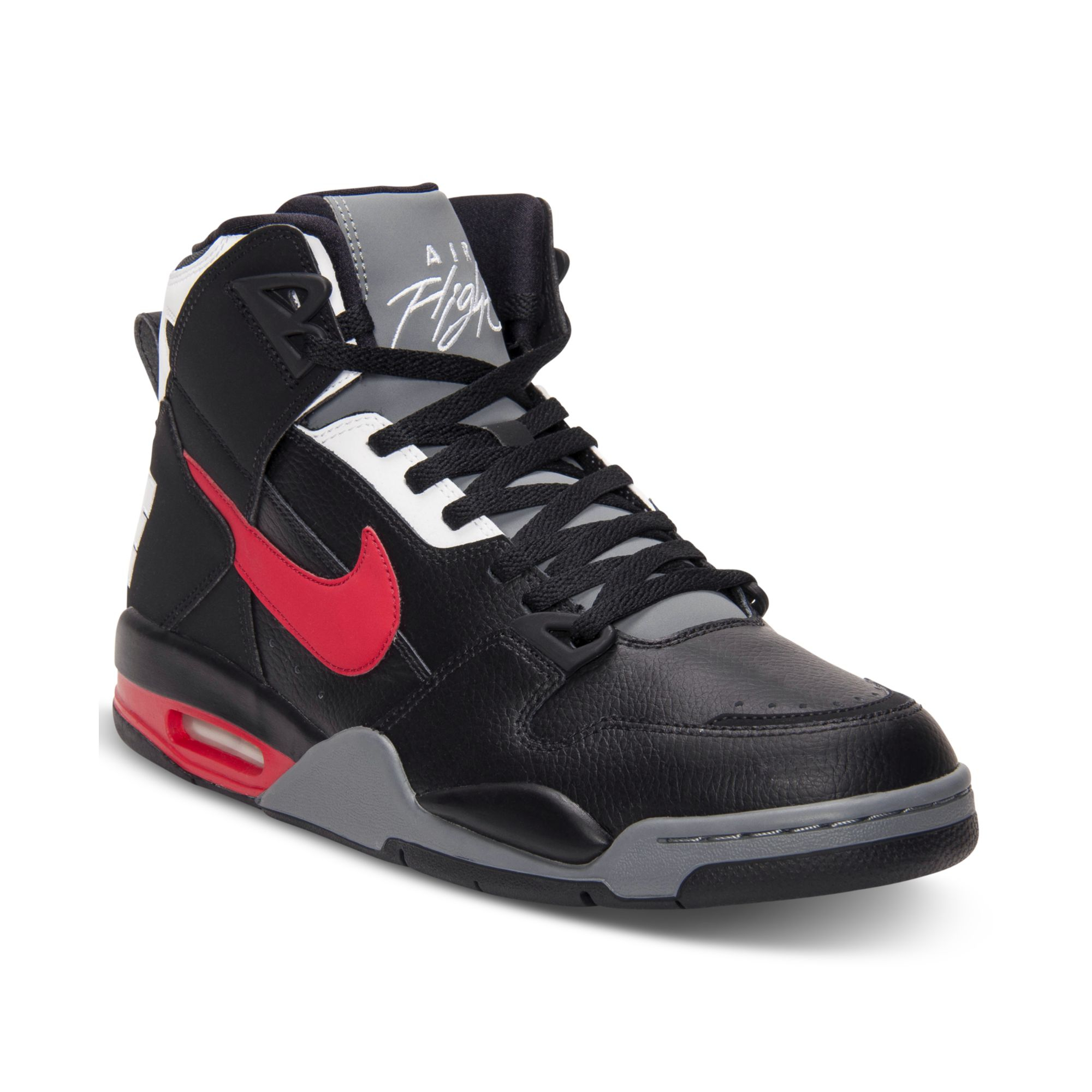 Nike Air Flight Condor High Basketball Sneakers in Black/University Red  (Black) for Men - Lyst