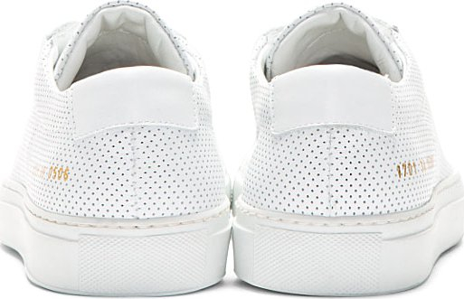 common projects perforated white