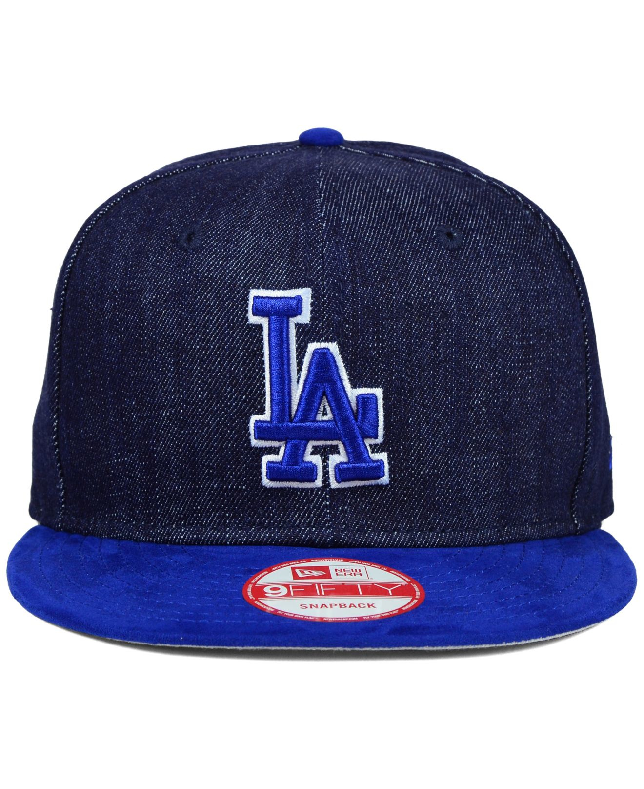 denim dodgers hat