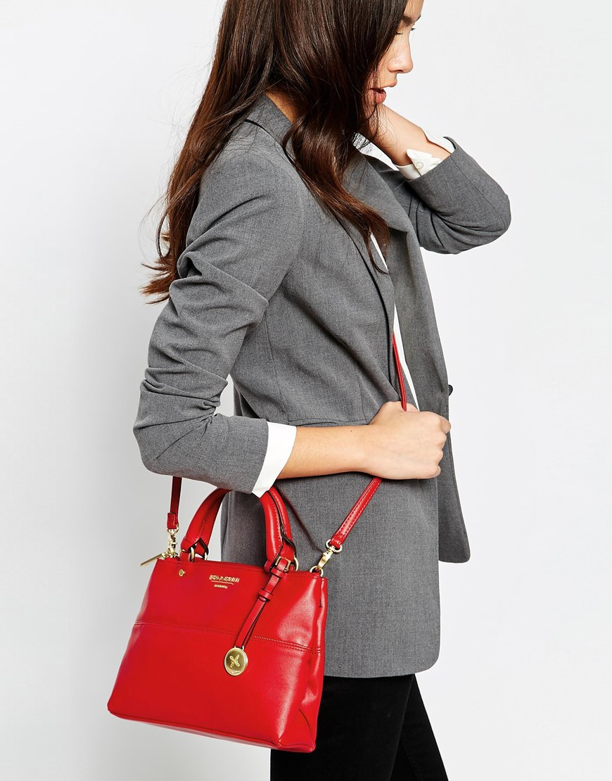 fiorelli red crossbody bag